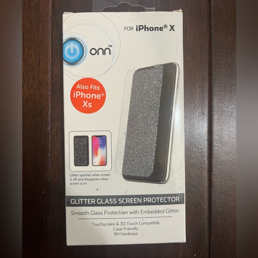 Glitter Glass Phone Protector